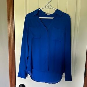 Express blue blouse